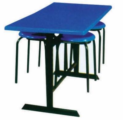 四人挂凳快餐桌椅