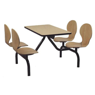 四人位快餐桌椅