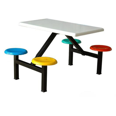 四人位圆凳餐桌椅